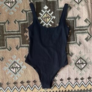 Aerie Rib Scoop Cheekiest One Piece Swimsuit Sm